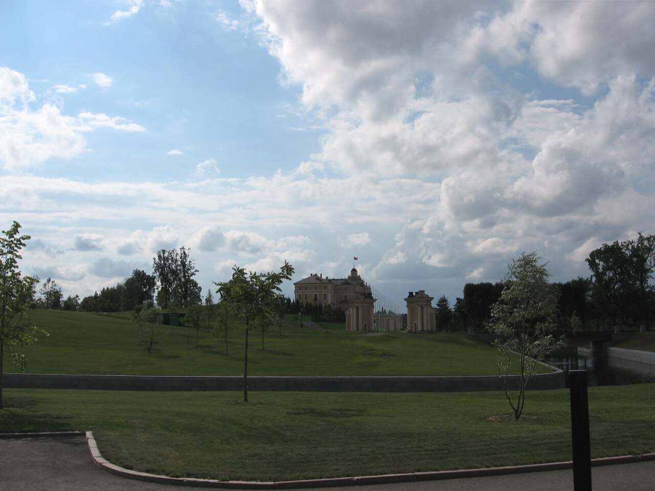 A view of the Constantine Palace at Strelna