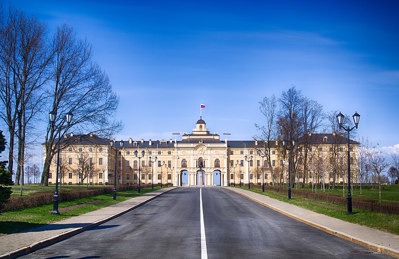 A view of the restored palace ensemble