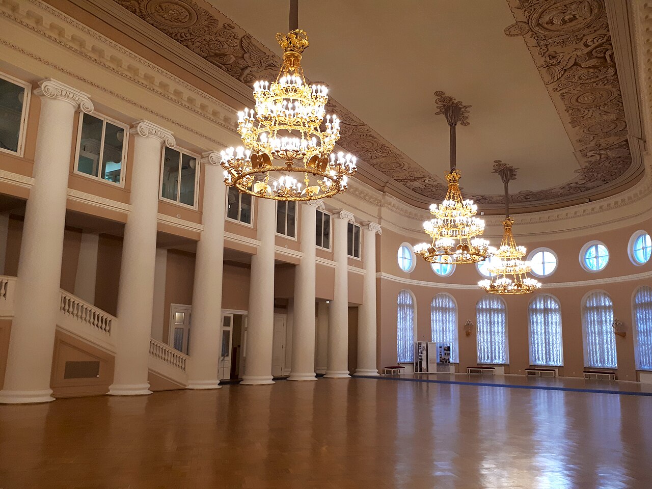 A richly decorated hall of the Tauride Palace