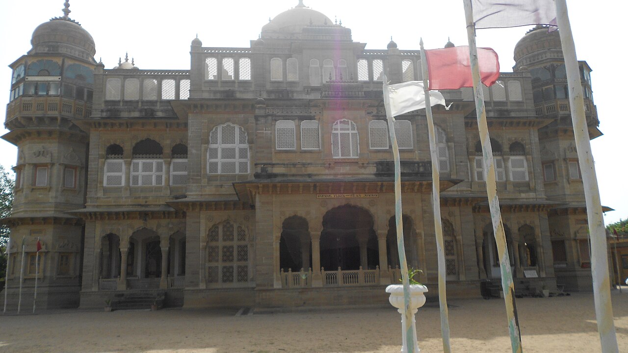 Vijay Vilas Palace, the seaside retreat of the Kutch rulers near Mandvi, Gujarat