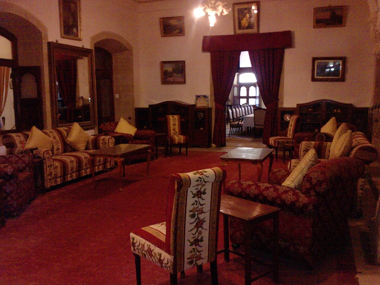Inside the Vijay Vilas Palace