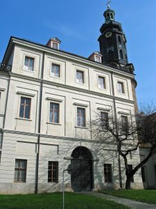 The west view of Weimar City Palace