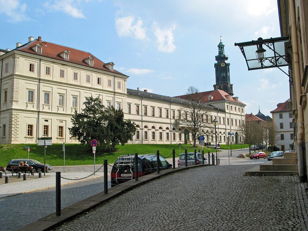 The west side of the palace