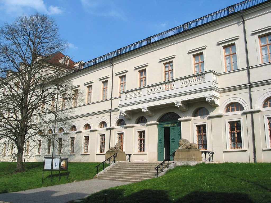 The palace from the west