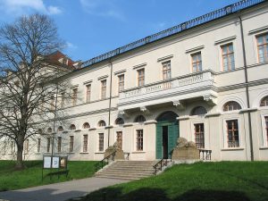 The palace from the west