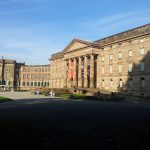 The entrance of Wilhelmshoehe Palace