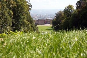 A view toward Wilhelmshoehe Palace