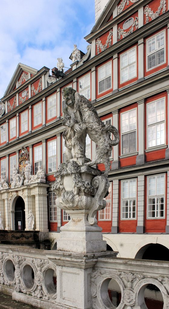 The east side of the palace